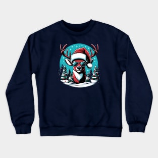 Cool Yule Stag Crewneck Sweatshirt